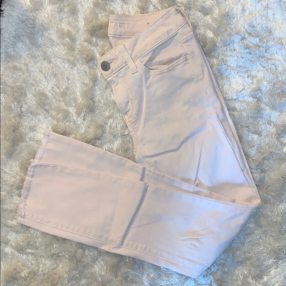American Eagle Pink Jeans
